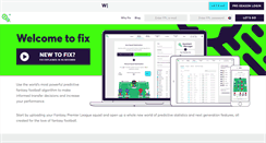 Desktop Screenshot of fantasyfootballfix.com